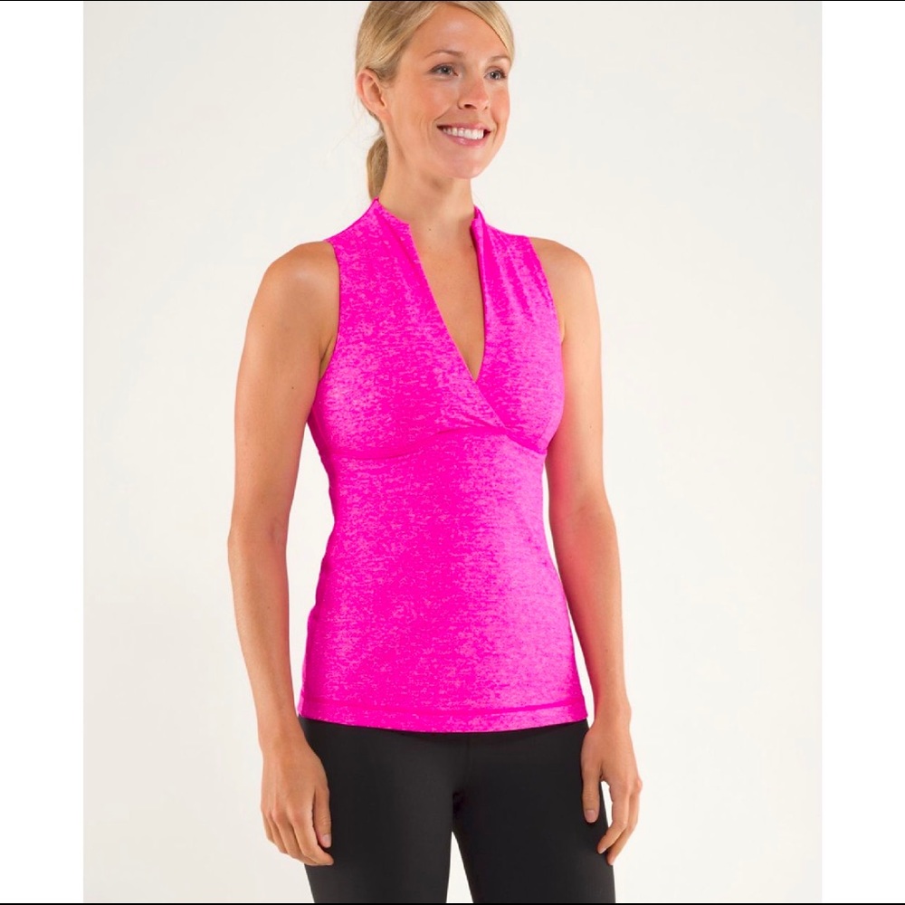 Lululemon Whisper Tank in Heathered Paris Pink Size 4 Original Retail: $52